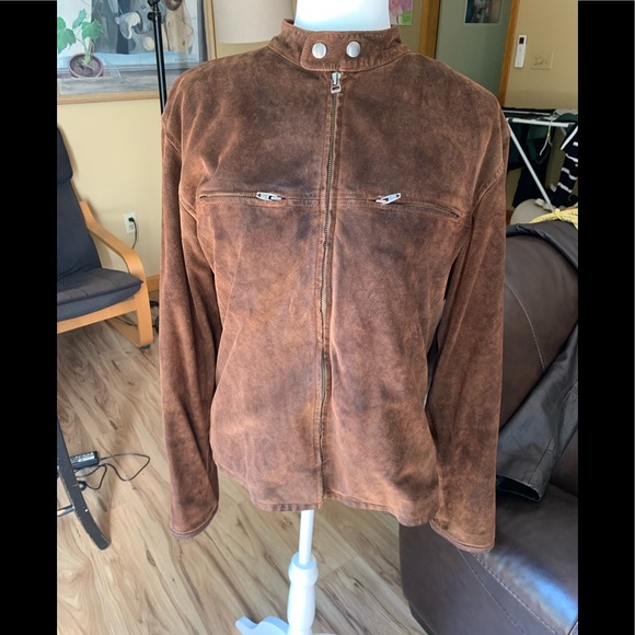 Polo Ralph Lauren Other - Vintage Polo suede biker jacket, men’s large